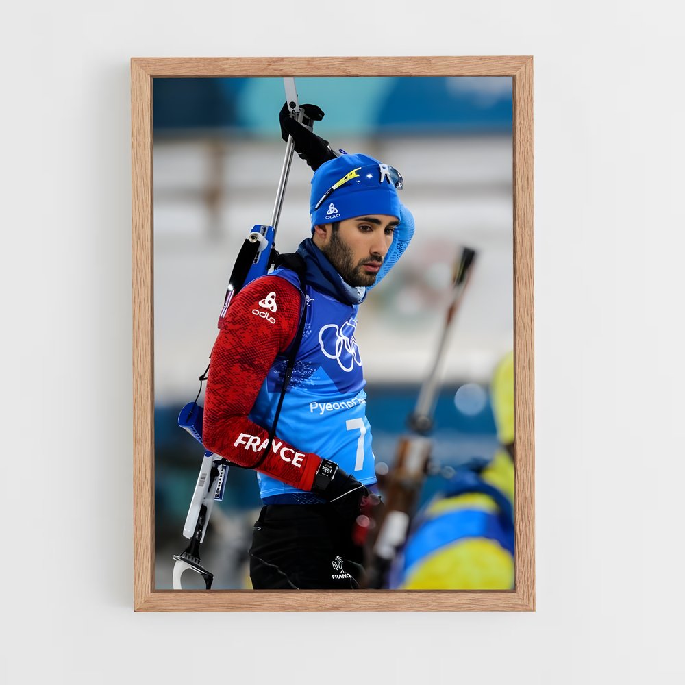 Poster Martin fourcade – affiche Biathlon (vue 4)